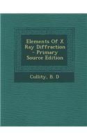 Elements of X Ray Diffraction