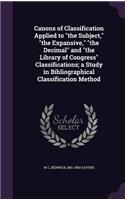 Canons of Classification Applied to 