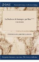 Duchesse de fontanges