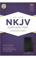 NKJV Super Giant Print Reference Bible, Black