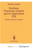 Nonlinear Functional Analysis and its Applications