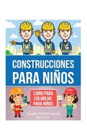 Construcciones para niños: Libro para colorear para niños