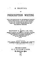 Manual of prescription writing