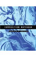 Composition Notebook: Light Blue Marble Notebook (8.5x11 Inches Large)