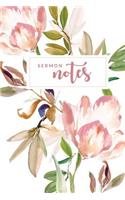Sermon Notes Notebook (Wide Margins)