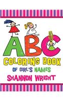 ABC Coloring Book of Girl's Names