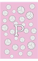 P Volleyball Notebook
