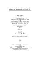 Regulatory Flexibility Improvements Act