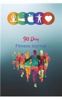 90 Days Fitness Journal