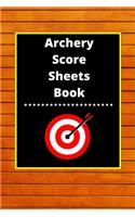 Archery Score Sheets Book