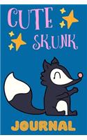 Cute Skunk Journal
