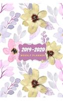 2019-2020 Weekly Planner: October 2019-December 2020 Weekly and Monthly Planner, for kids, teacher, student, women, girls, men, boys, special day coloring pages, size 6X9 inc