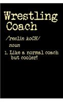 Wrestling Coach: 120 Pages I 6x9 I Monthly Planner I Funny Trainer, Manager & Staff Gifts