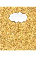 Gold Composition Notebook