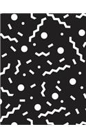 Geometric Notebook: College Notebook Simple Journal Book Lined Ruled Page For Adult Women Men Great For Writing Basic Diary Note Pad Composition Book Journal (Large, 8.(15 Geometric Notebook)