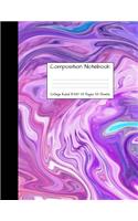 Composition Notebook College Ruled 8.5 inch x 11 inch