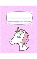 Handwriting Practice Notebook