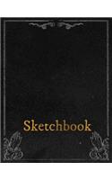 Sketchbook: Personalized Artist Sketchbook, Notebook: Blank Paper for Drawing, Creative Doodling or Sketching