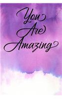 Inspirational Quote Journal - You Are Amazing: A Fun Notebook to Celebrate Your Worth