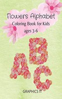 Flowers Alphabet Coloring Book