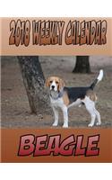 2018 Weekly Calendar Beagle