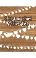 Christmas Card Address List: Address Book For Christmas Cards (Send & Receive)(V3)