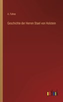 Geschichte der Herren Stael von Holstein