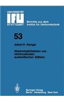 Abstreckgleitziehen von nichtrostenden austenitischen Stählen: (53 IFU - Berichte aus dem Institut für Umformtechnik der Universität Stuttgart)