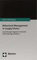 Behavioral Management in Supply Chains