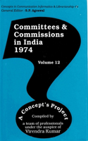 Committees and Commissions in India 1974, a Concept's Project (Concepts in Communication Informatics and Librarianship-48)