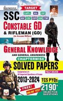 SSC Constable GD General Knowledge Chapterwise Solved Papers TCS PYQs 2190+ Objective Questions (English Medium) (5069)