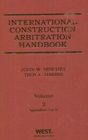 International Construction Arbitration Handbook