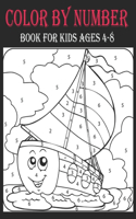 Color By Number Book For Kids Ages 4-8