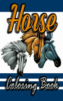 Horses Coloring Book