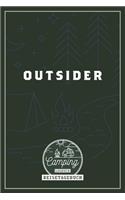 Outsider I Camping Logbuch I Reisetagebuch