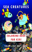Sea Creatures Coloring Book For Kids