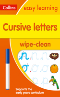 Cursive Letters Age 3-5 Wipe Clean Activity Book