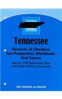 Tennessee Test Preparation Workbook, First Course: Help for TCAP Achievement Tests and Grade 8 Writing Assessment