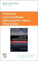 Malamed's Local Anesthesia Administration Videos - Access Code