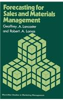 Forecasting for Sales and Materials Management