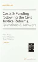 Costs & Funding following the Civil Justice Reforms