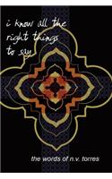 I Know All The Right Things To Say