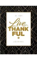 31 Day Live Thankful Journal
