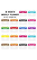 18 Month Weekly Planner