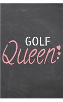 Golf Queen: Golf Notebook, Planner or Journal - Size 6 x 9 - 110 Dot Grid Pages - Office Equipment, Supplies -Funny Golf Gift Idea for Christmas or Birthday