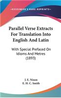 Parallel Verse Extracts For Translation Into English And Latin
