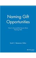 Naming Gift Opportunities