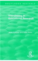 Interviewing in Educational Research