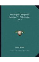 Theosophist Magazine October 1917-December 1917: (English)
