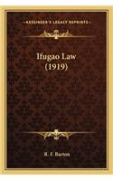 Ifugao Law (1919)